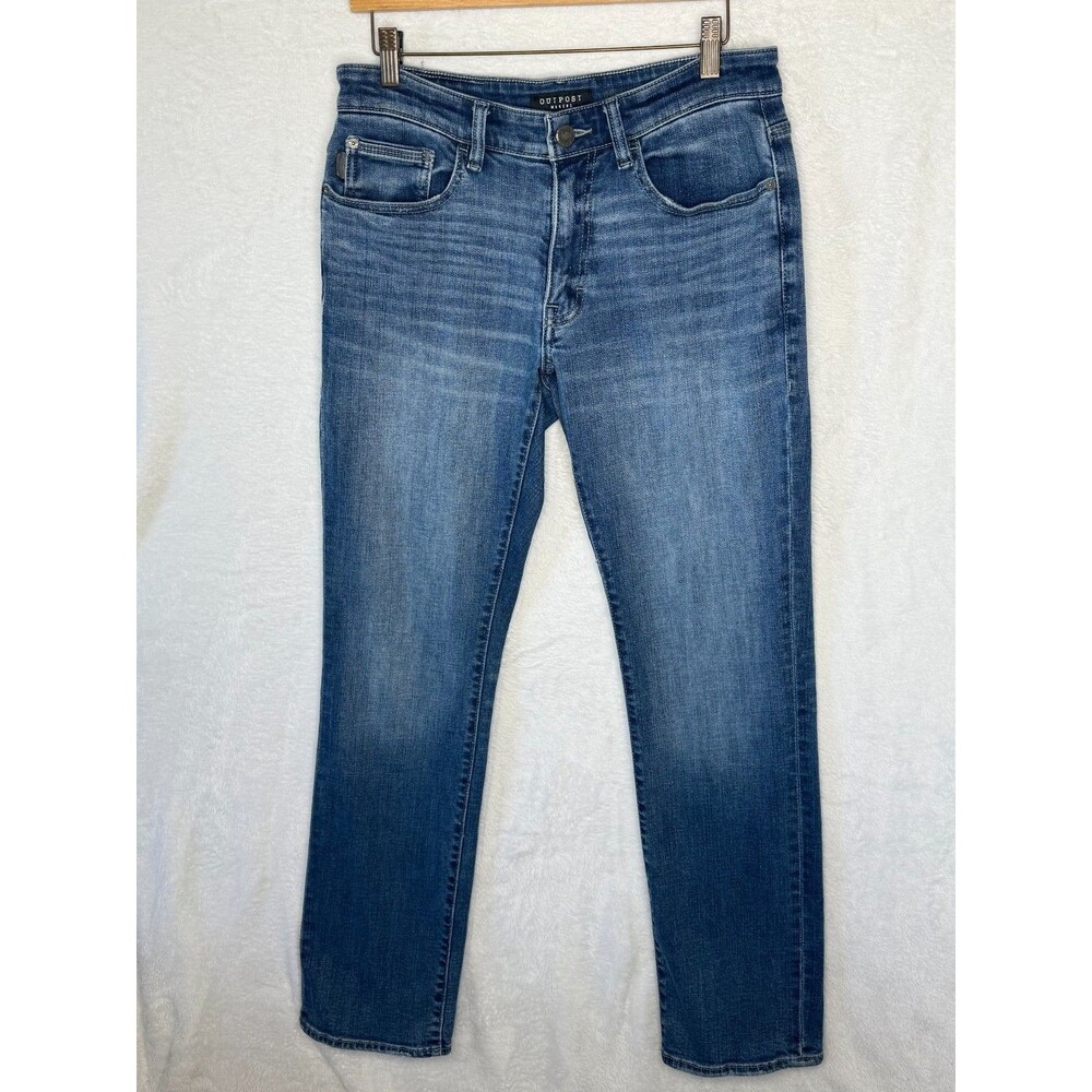 OUTPOST Makers Jeans Mens 30x32 Original STRAIGHT Leg Casual Stretch‎ OAOS597